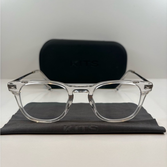 FRAMES ONLY-KITS JUNO G44A1S Eyeglasses 47•22•145 Kits glasses with case & cloth - Picture 3 of 16
